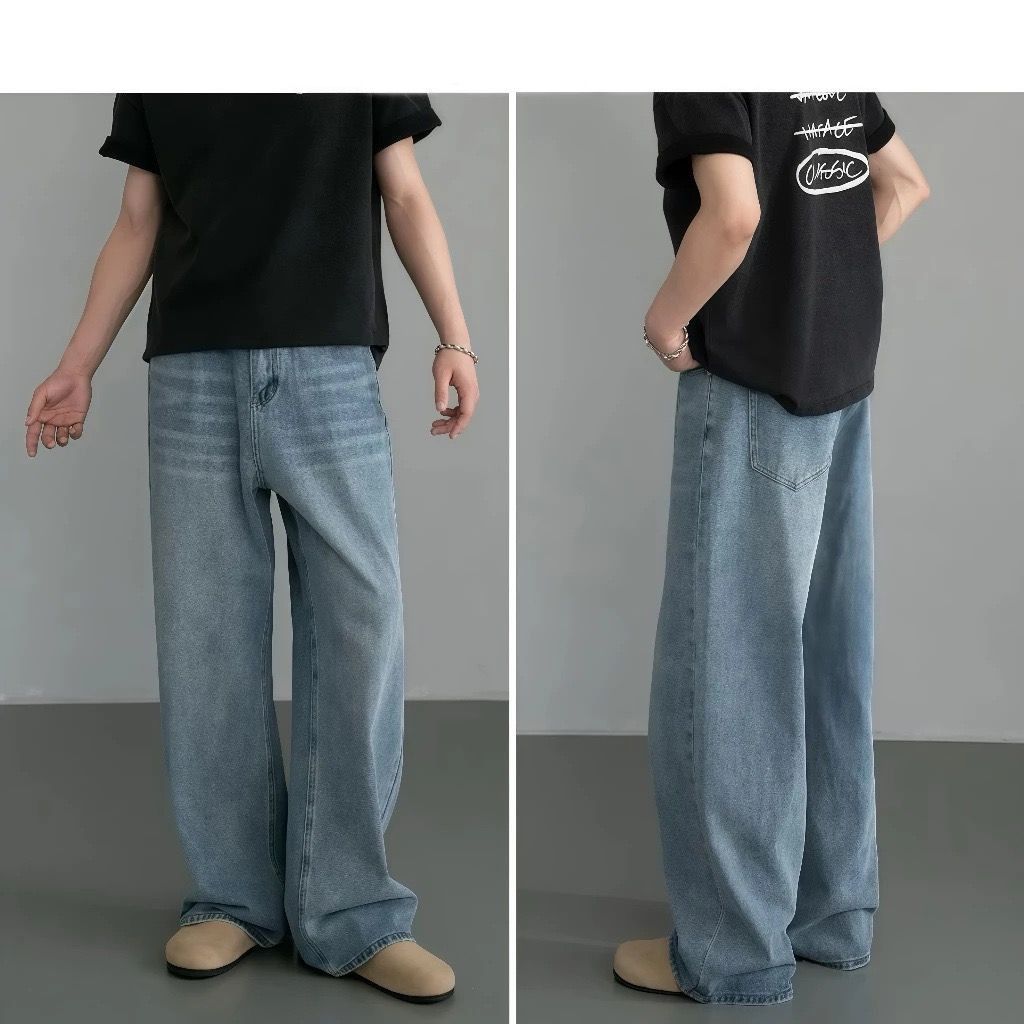 Stretch Comfort Mens Jeans Slim Fit Stylish Casual Pants