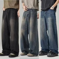 Stretch Comfort Mens Jeans Slim Fit Stylish Casual Pants